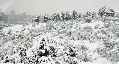 В Таджикистане выпал первый снег