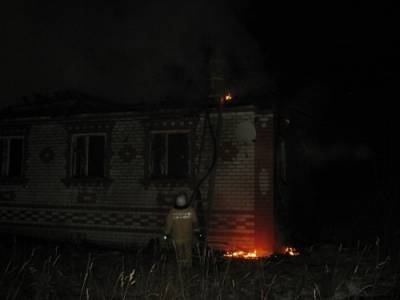 Нижегородец погиб при пожаре в частном доме