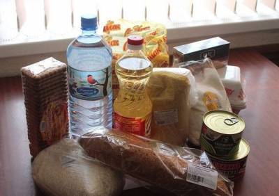 Опубликовано фото набора продуктов, который выдают пострадавшим скопинцам