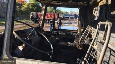 Мощный взрыв уничтожил грузовик в Хабаровске