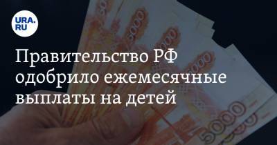 Правительство РФ одобрило ежемесячные выплаты на детей