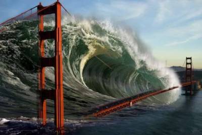 Самая большая приливная волна на планете (+видео)