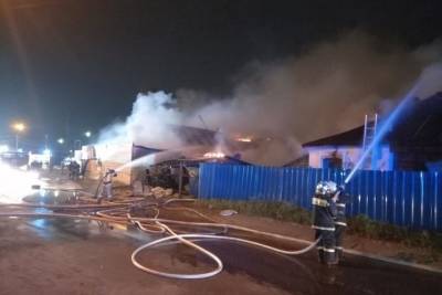 Два жилых дома и автосервис сгорели под Нижним Новгородом