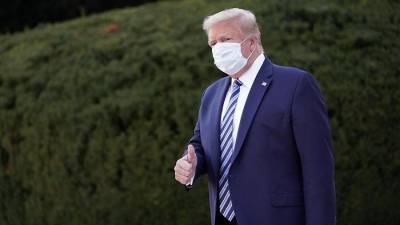 Врач заявил о незаразности переболевшего коронавирусной инфекцией Трампа