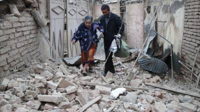Пять погибших и 28 пострадавших: В Азербайджане ракета разрушила жилой дом