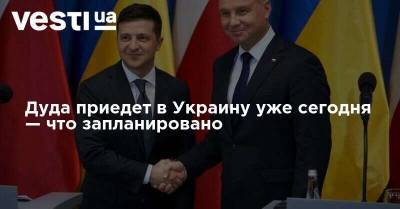 Дуда приедет в Украину уже сегодня — что запланировано