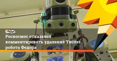Роскосмос отказался комментировать удаление Twitter робота Федора