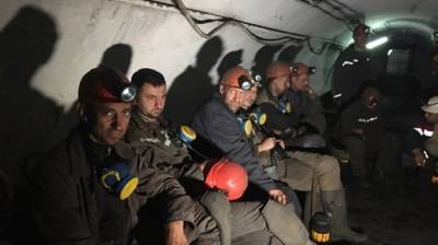 В Кривом Роге подземный протест горняков продолжается уже почти 40 дней
