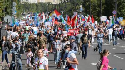 В Хабаровске, несмотря на разгон демонстрантов, возобновились акции протеста