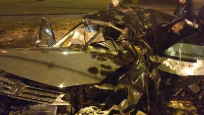 Водитель каршеринга погиб в аварии на проспекте Непокорённых