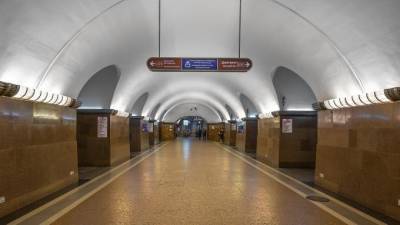 На "красной" ветке петербургского метрополитена останавливали движение из-за пассажира на путях