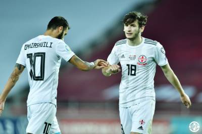 Сборная Грузии по футболу сыграла вничью с командой Армении в матче Лиги наций