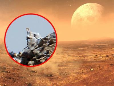 Эксперты обнаружили на Марсе фигуры, напоминающие египетских сфинксов