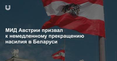 МИД Австрии призвал к немедленному прекращению насилия в Беларуси