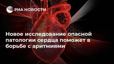 Новое исследование опасной патологии сердца поможет в борьбе с аритмиями