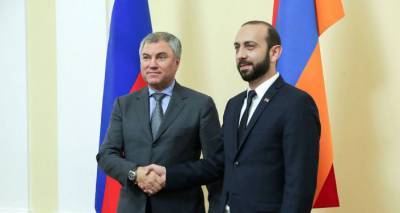 Мирзоян обсудил с Володиным обстановку в зоне карабахского конфликта