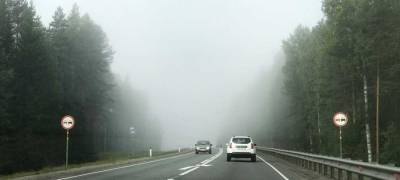 ГИБДД Карелии: В туман скорость автомобиля кажется меньше