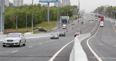 Названы самые скоростные автомагистрали Москвы в час-пик