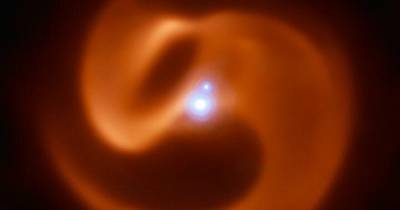 Найдена редчайшая звездная система с необычным пылевым диском