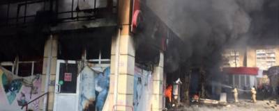 Пожар на рынке в Шахтах получил третий ранг сложности