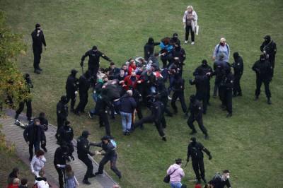 МВД Белоруссии рассказало о многочисленных стычках оппозиции с силовиками