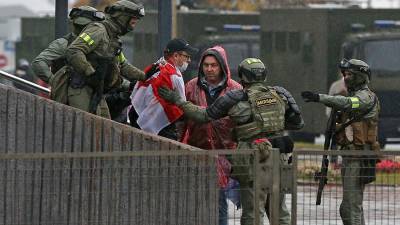 В МВД Белоруссии отметили рост агрессивности протестующих