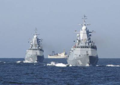 Российские корабли провели электронные ракетные пуски в Северном море