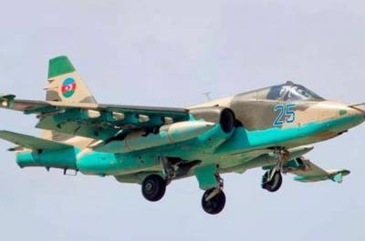 Минобороны Армении: Сбит Су-25 ВВС Азербайджана