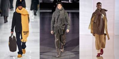 Время утепляться: объемный шарф – модный мужской аксессуар сезона