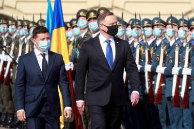 Дуда и Зеленский призвали Россию прекратить «незаконную оккупацию Крыма»
