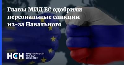 Главы МИД ЕС одобрили персональные санкции из-за Навального