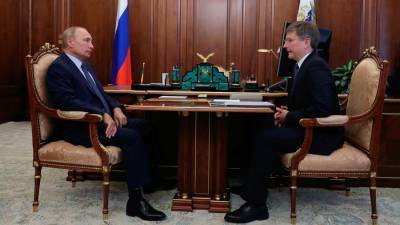 Путин провел встречу с гендиректором «Алросы»