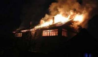 В Кузбассе произошёл пожар в частном доме