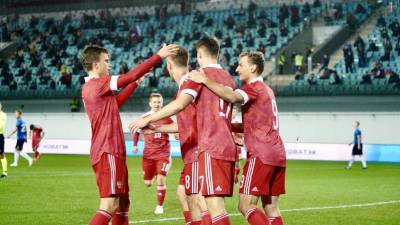 Молодёжная сборная России по футболу сдала тесты на COVID-19 перед матчем с Латвией