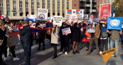 "Мы все обязаны остановить это": в Таллине прошел марш мира в поддержку Арцаха - видео