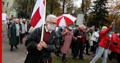 Белорусская милиция применила слезоточивый газ на марше пенсионеров
