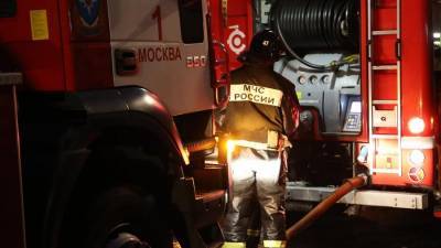Человек погиб в результате пожара на юге Москвы
