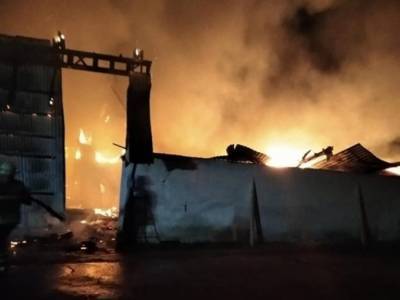 В Ивано-Франковской области на складе сгорели сотни тонн зерна – ГСЧС
