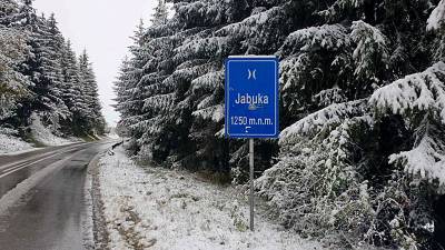 Балканы накрыло первым снегом