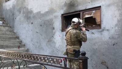 Опубликовано видео спецоперации по уничтожению боевиков в Грозном