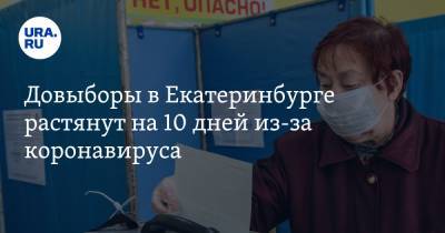 Довыборы в Екатеринбурге растянут на 10 дней из-за коронавируса