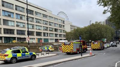 В Лондоне перекрыли Вестминстерский мост из-за ЧП в больнице