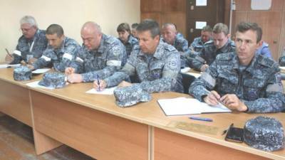 В Краснодарском филиале ведомственной охраны Минтранса России проведены учебно - методические сборы