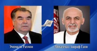 Эмомали Рахмон провел телефонный разговор с президентом Афганистана