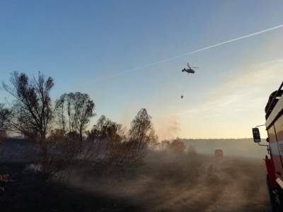 Липецкие пожарные спасли от огня Воронежскую область и вернулись домой