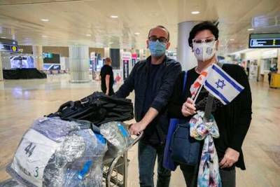Впервые с начала эпидемии: в Израиль прибыли 72 репатрианта из Грузии