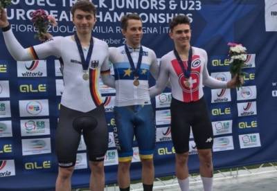 Украинец стал чемпионом Европы по велоспорту среди юниоров