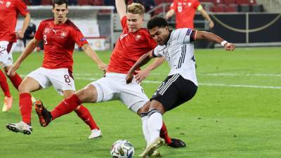 Германия сыграла вничью со Швейцарией в Лиге наций, отыгравшись с 0:2