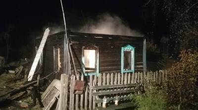 В Кличевском районе при пожаре дома погибла пенсионерка