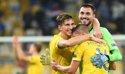 Впервые за всю историю сборная Украины победила Испанию